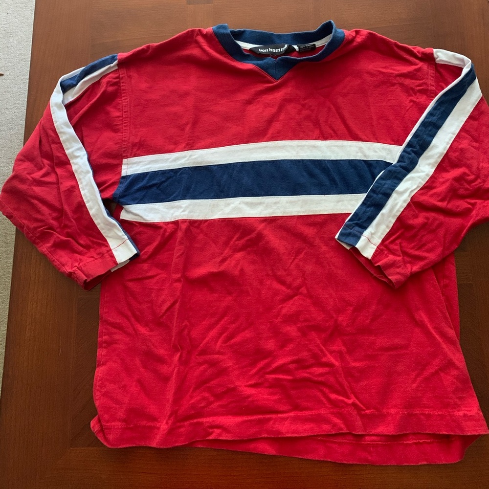 Boy’s striped shirt